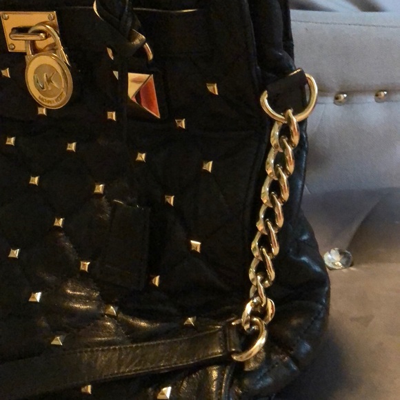 Large Michael Kors Hamilton quilted tote - Picture 3 of 7